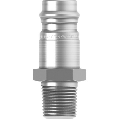 セインジャパン（CEJN）　シリーズ４４２ニップル　ＮＰＴ３／８オネジ　【5個】　【品番：10-442-5454】