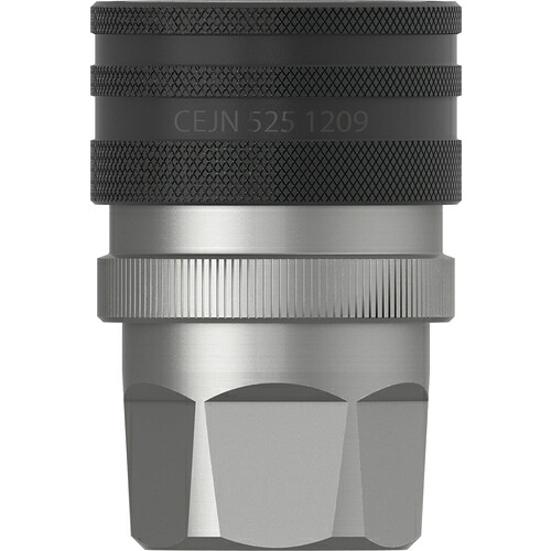セインジャパン（CEJN）　シリーズ５２５　ポペットタイプカップリング　呼径２５ｍｍ　Ｇ１メネジ　ＮＢＲシール　【5個】　【品番：10-525-1209】