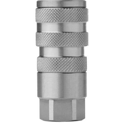 セインジャパン（CEJN）　シリーズ５２６　ステンレス製カップリング　呼径６．３ｍｍ　Ｇ１／４メネジ　ＦＰＭシール　【10個】　【品番：10-526-1212】