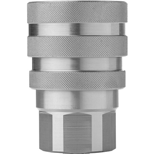 セインジャパン（CEJN）　シリーズ５２６　ステンレス製カップリング　呼径２５ｍｍ　Ｇ１メネジ　ＦＰＭシール　【5個】　【品番：10-526-1219】