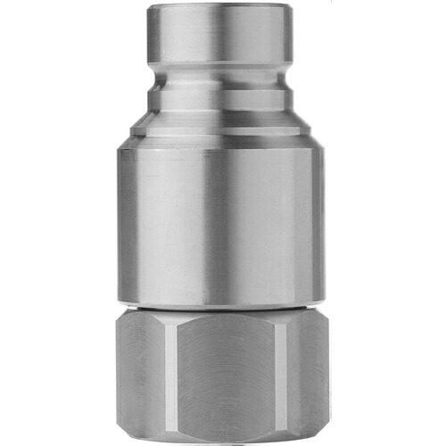 セインジャパン（CEJN）　シリーズ５６６　ステンレス製ニップル　呼径１２．５ｍｍ　Ｇ１／２メネジ　ＦＰＭシール　【10個】　【品番：10-566-6215】