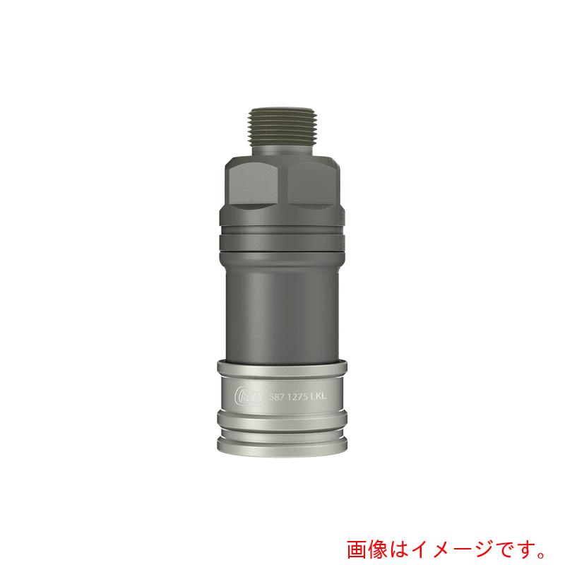 セインジャパン（CEJN） ウルトラフローカップリング（ソケット）呼径１２粍 軽銀製 Ｇ３／４オネジ ＥＰＤＭ 【品番：10-587-1277】