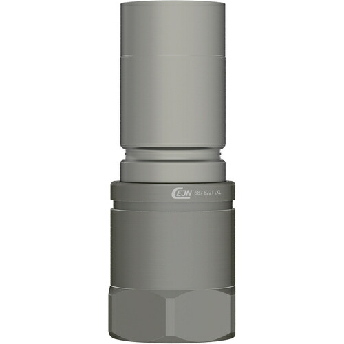 セインジャパン（CEJN） ウルトラフローニップル（繋ぎ）呼径１５粍 軽銀製 Ｇ３／４メネジ ＥＰＤＭ 【品番：10-687-6221】
