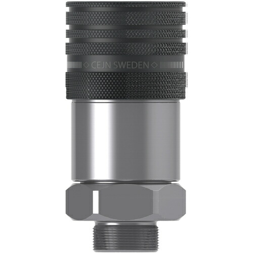セインジャパン（CEJN）　シリーズ７６５　カップリング　呼径１９ｍｍ　Ｍ３０ｘ２　バルクヘッド　オネジ　【5個】　【品番：10-765-1556】