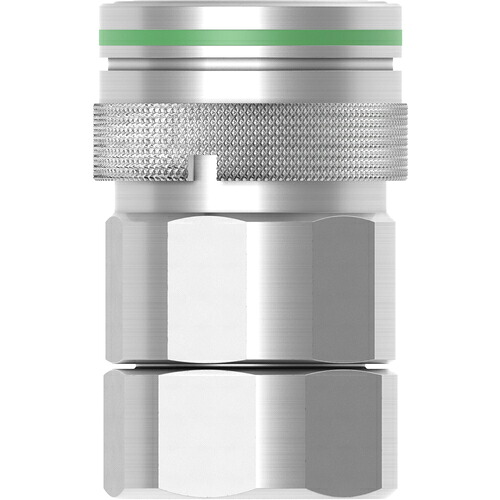 セインジャパン（CEJN）　ノン・ドリップカップリング（ソケット）呼径１９ｍｍ　ステンレス製　バルブ付　Ｇ１”メネジ　ＥＰＤＭ　【品番：10-777-1220】 44,487円