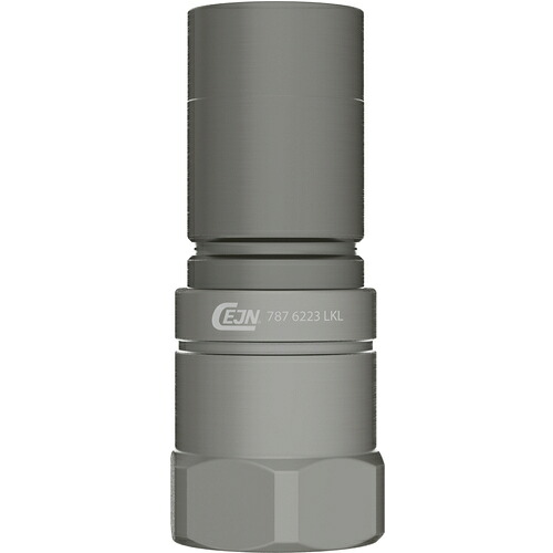 セインジャパン（CEJN）　ウルトラフローニップル（プラグ）呼径２０ｍｍ　アルミ製　Ｇ１”メネジ　ＥＰＤＭ　【品番：10-787-6223】