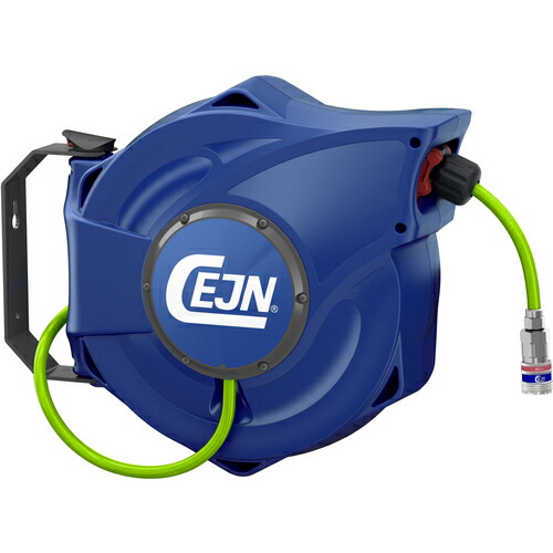 セインジャパン（CEJN）　セーフティーリール（ネオングリーンホース）　１７ｍ　８Ｘ１２ｍｍ　シリーズ３２０　ｅＳａｆｅカップリング付き　【品番：19-911-2188】