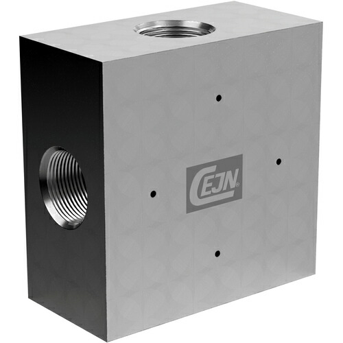 セインジャパン（CEJN） ステンレス鋼・高圧 ４ポートクロスブロック 相応う熱電子管大いさ  ９／１６ＨＰ 【品番：19-950-1986】 DIY・工具-エア工具本体-その他