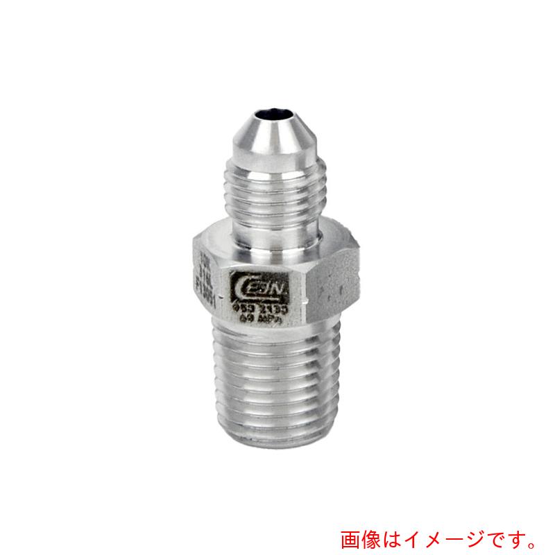 セインジャパン（CEJN）　ステンレス・低圧　アダプター　ＪＩＣオネジｘＮＰＴオネジ　ＪＩＣ　０８×１　ＮＰＴ　【品番：19-950-2140】