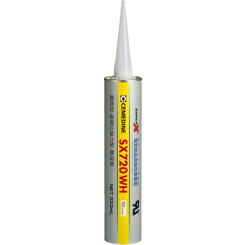 セメダイン　ＳＸ７２０ＷＨ　３３３ｍｌ　（白色・高粘度）　ＡＸ&minus;２１４　【10個】　【品番：AX-214】｜住設プロ　店