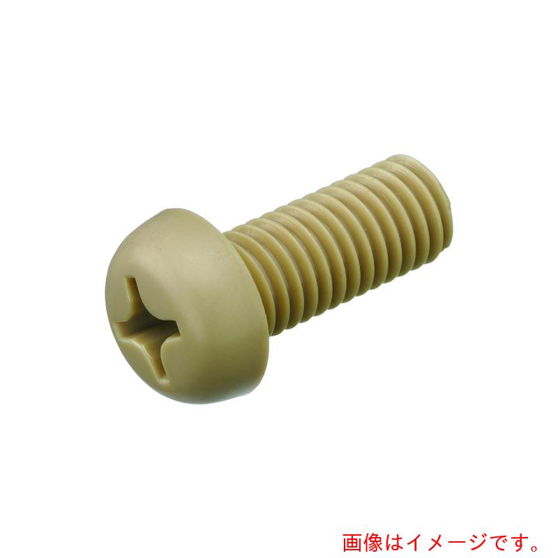 日本ケミカルスクリュー　ポリエーテルエーテルケトン　十字穴付ナベ小ネジ　Ｍ４－１５　（１００本入）　【品番：PEEK/PH M4-15】