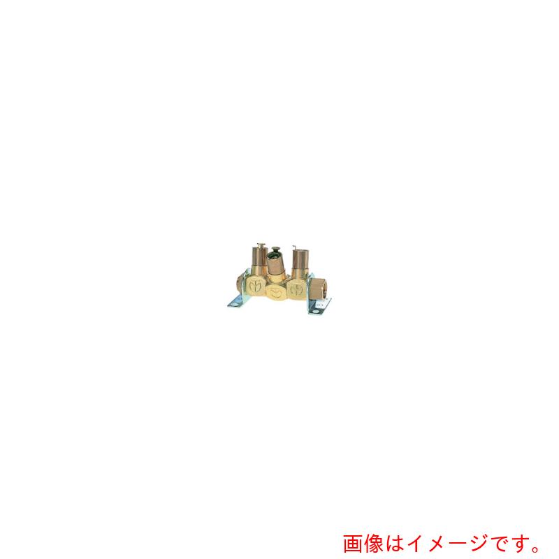 千代田通商　エア分岐管　フリージョイント３　３ＷＡＹ　適用チューブ８ｍｍ　ネジサイズＲｃ３／８　二面幅２１ｍｍ　【品番：3MK2-08】