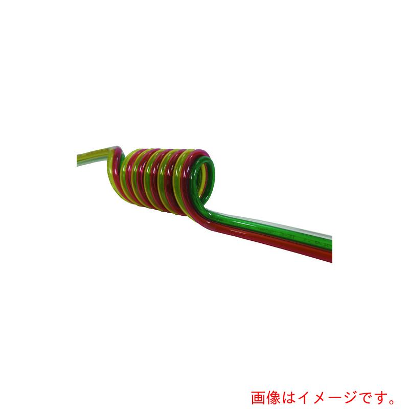 千代田営利主義 渦巻き熱電子管 耐水性マルチ渦巻き 芯数４ 外径８粍／当て嵌める活動の領域２５６０粍 【品番：4-MES-8-40S】