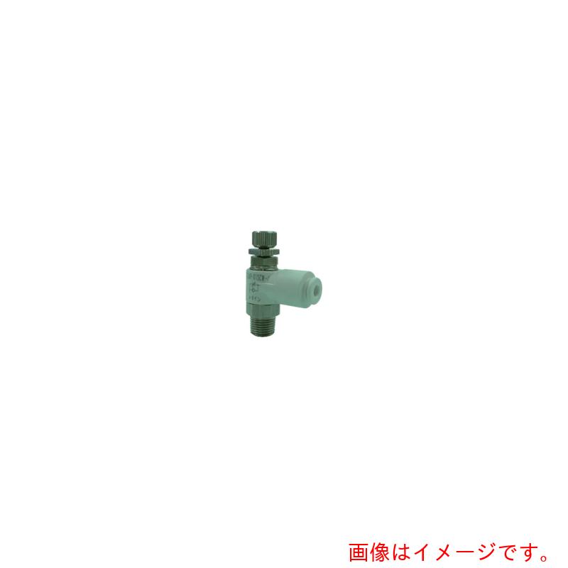 【メール便対応】千代田通商　ファイブＳＵＳスピードコントローラα白メーターイン８ｍｍ・Ｒ１／４　【品番：FS8R-02SCW-I】