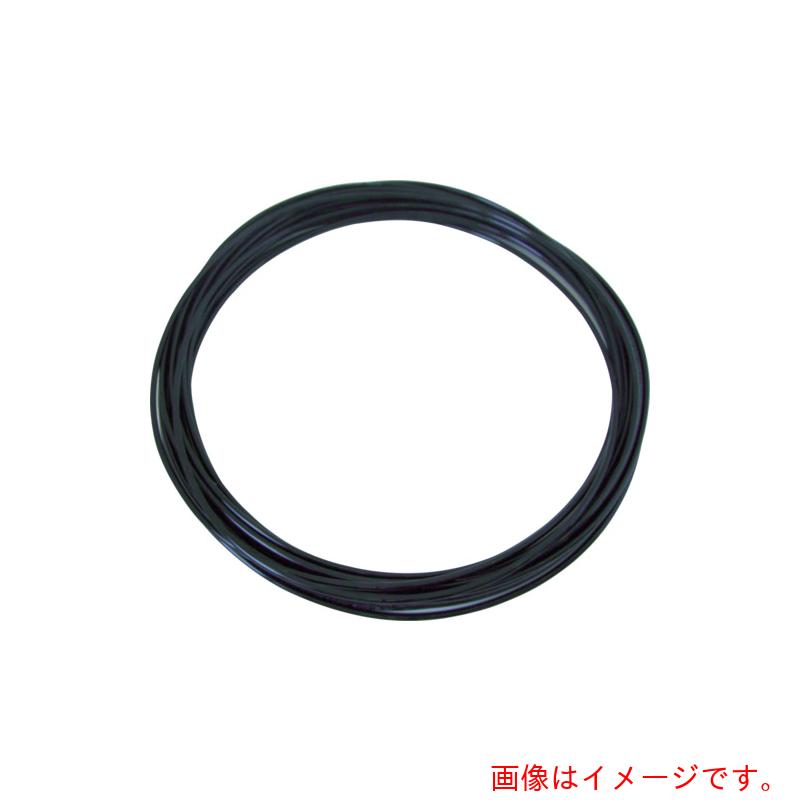 千代田通商　ポリウレタンチューブ　メガタッチチューブ　外径１０ｍｍ／全長２０ｍ　黒　【品番：MTP-10-20 BK】