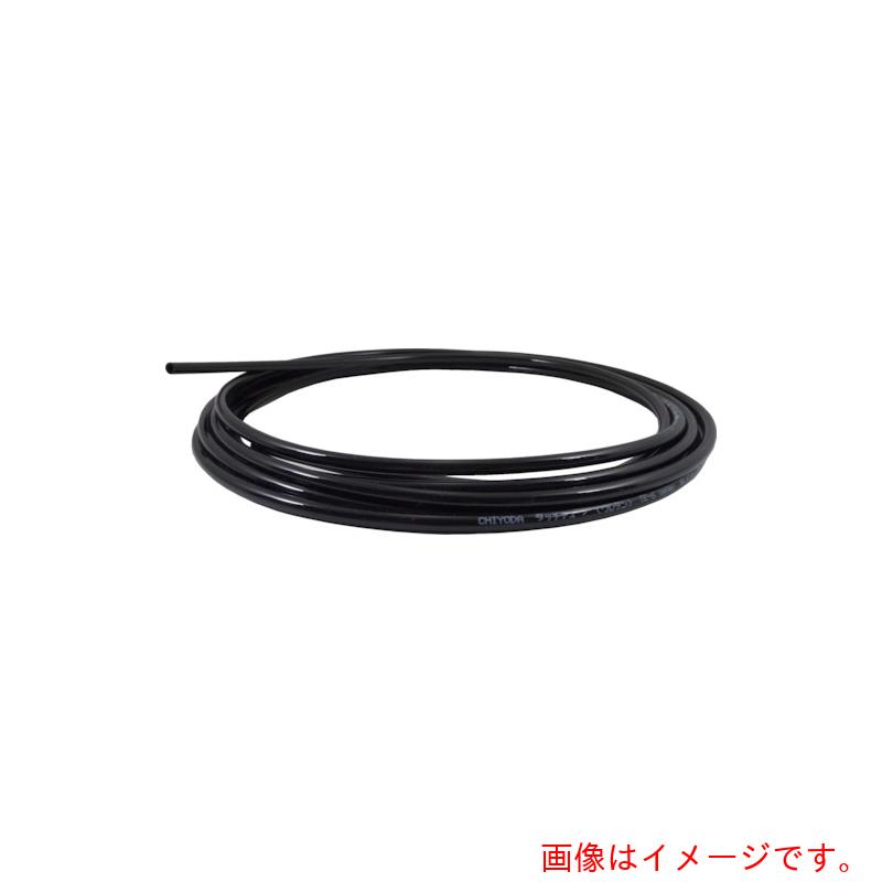 千代田通商　ＴＥタッチチューブ　１２ｍｍ／２０ｍ　黒　【品番：TE-12-20 BK】