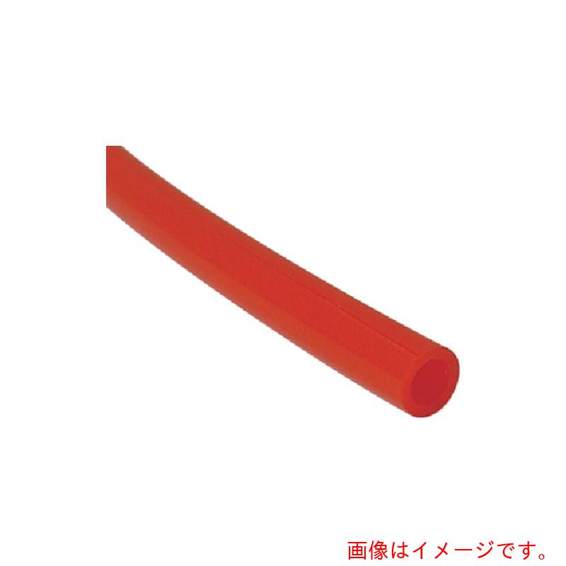 千代田取り引き ポリウレタン熱電子管 ＴＥタッチチューブ ８粍／１００ｍ 赤 【品番：TE-8-100 R】