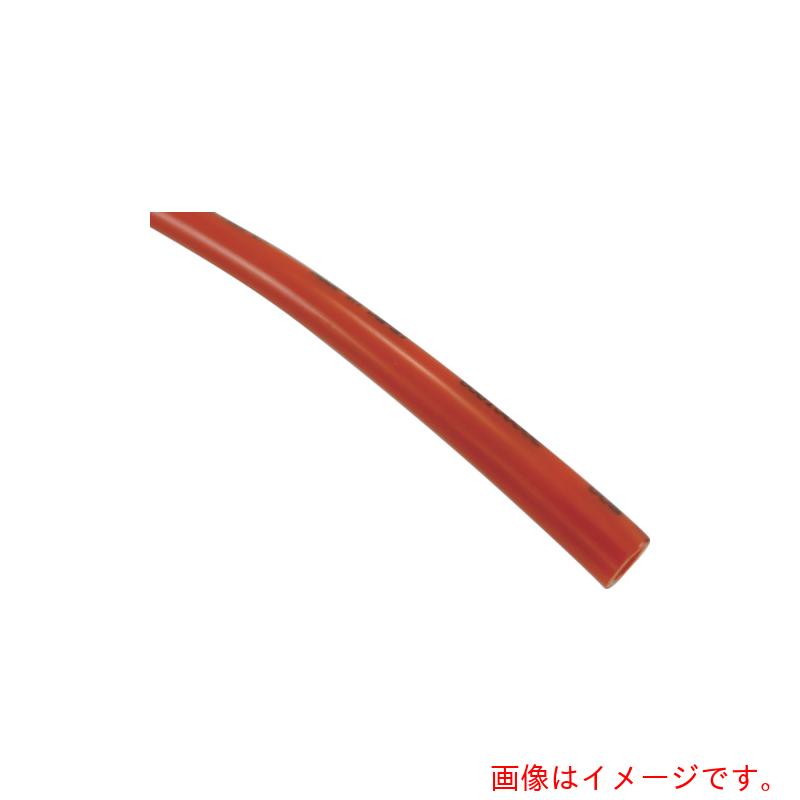 千代田営利主義 ナイロン熱電子管赤 外径８粍 口径６粍 全長１００ｍ 【品番：TN-8X6-100-R】