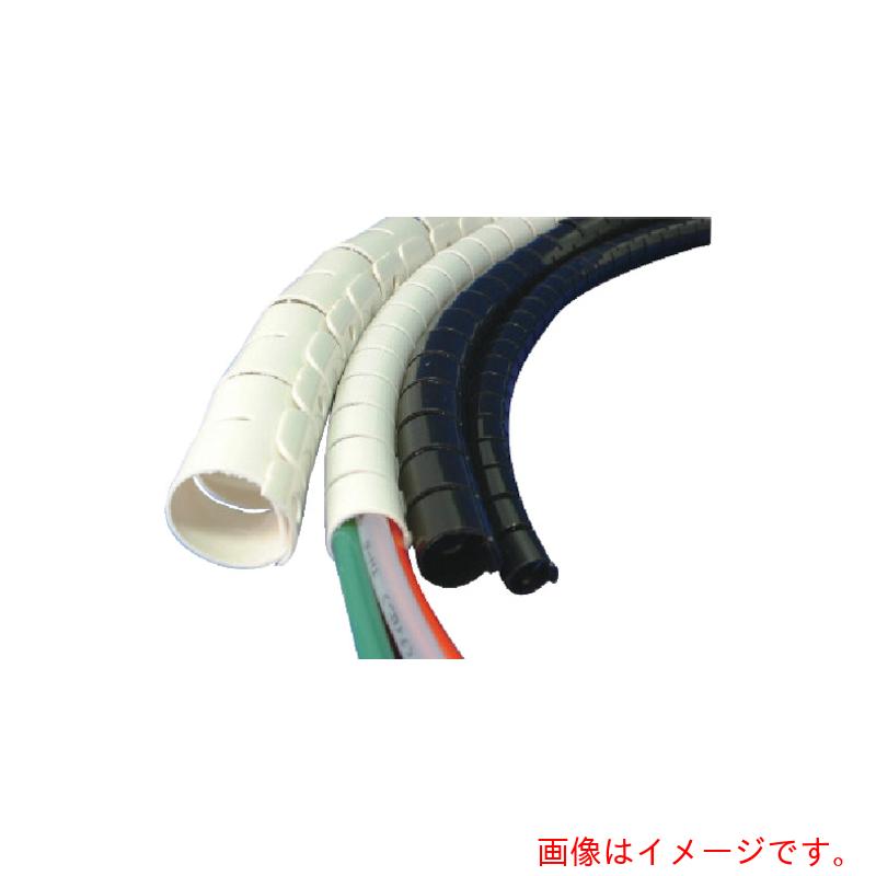 千代田営利主義 ジップラップ物の具付 ＢＫ（黒）口径２５粍／２０ｍ 【品番：ZW-25BK-20-K】