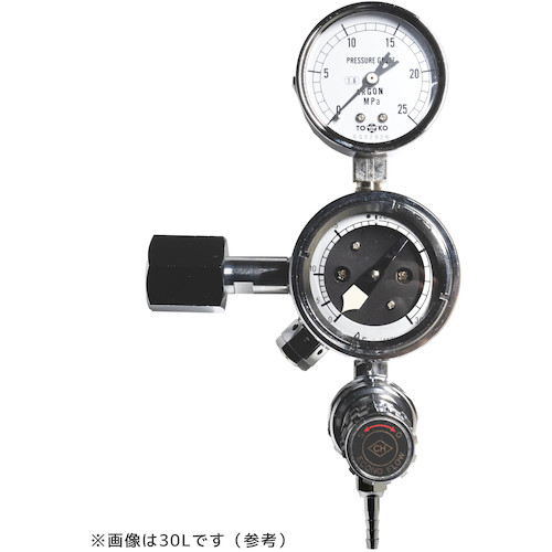 千代田精機（CH）　ガス節約器付調整器エコノダイヤル　ボンベ用（Ａｒ用５０Ｌ）　【品番：085152-B-AR-50L】