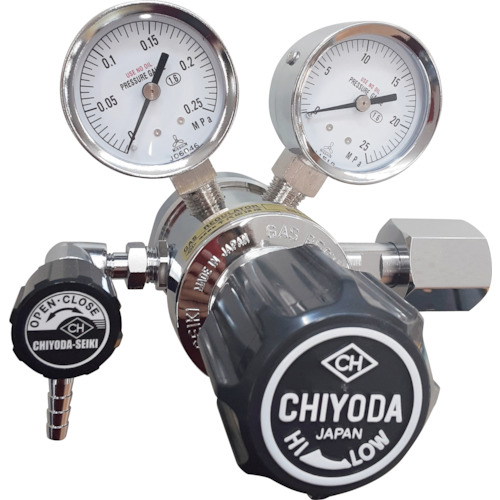 千代田精機（CH） 剪断応力合わせる器ご機嫌選りわけるＢＨＮ－３（０．２５ＭＰａ計付き添い人） 【品番：HS-BHN-3-025】