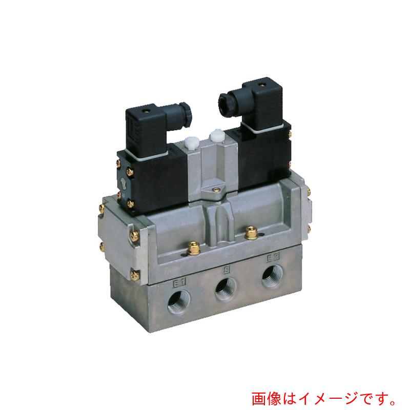 CKD　パイロット式５ポート弁セレックスバルブ　【品番：4F420-10-B-DC24V】