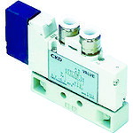 CKD 電磁弁 パイロット式5ポート弁 4GAシリーズ 8.1C Rc3/8 DC24V 【品番:4GA410-10-3】|住設プロ 店