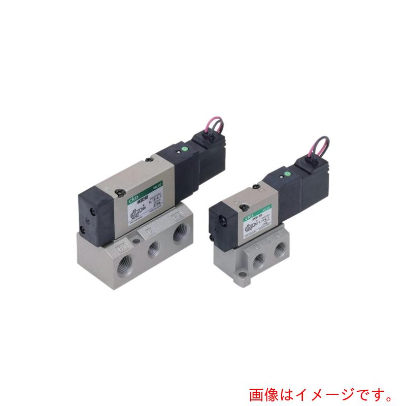CKD　パイロット式５ポート弁　パイロット式　５　ポート弁セレックスバルブ　【品番：4KB330-08-B-DC24V】
