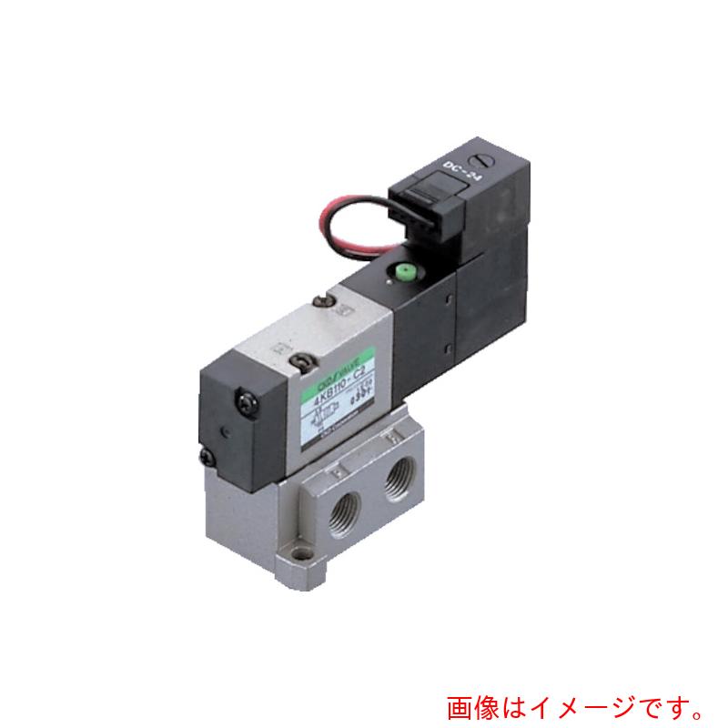 CKD　４Ｋシリーズパイロット式５ポート弁セレックスバルブ　【品番：4KB410-10-B-AC100V】