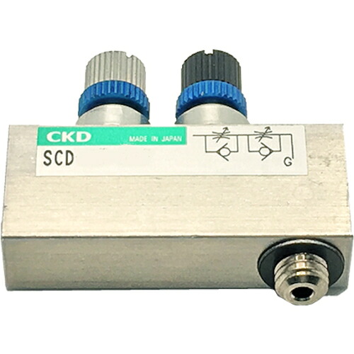 CKD　超小形インアウトスピードコントローラ　【品番：SCD-M5-A-F】