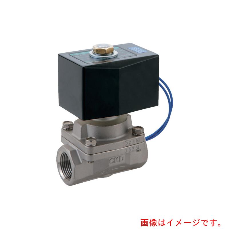 CKD 蒸気用パイロットキック式2ポート電磁弁 【品番:SPK11-20A-F4AS-AC220V】|住設プロ 店