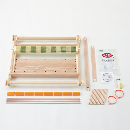 クロ赤ちょうちん（CLOVER） 手織り機「咲きおり」６０ｃｍ 【品番：57-952】