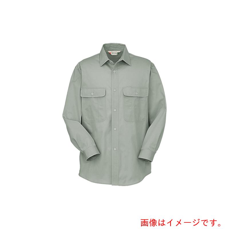 コーコス信岡（co-cos）　長袖シャツ５０８　９　グリーン　ＬＬ　【品番：508-9-LL】