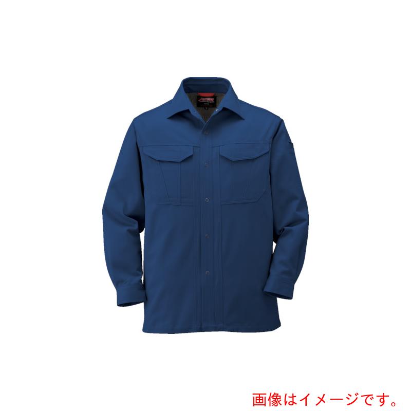 コーコス信岡（co-cos）　長袖シャツＡ－１７４８　６　ＤアズーリＬ　【品番：A-1748-6-L】