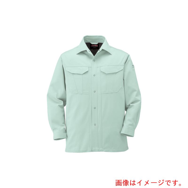 コーコス信岡（co-cos）　長袖シャツＡ－１７４８　９パウダーＧ５Ｌ　【品番：A-1748-9-5L】