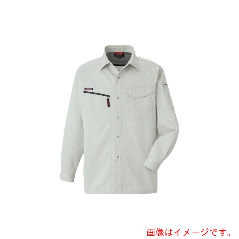 コーコス信岡（co-cos）　長袖シャツＡ－１７６８　３プラチナＳＬＬ　【品番：A-1768-3-L】