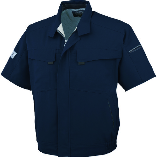 コーコス信岡（co-cos）　半袖ブルゾンＡ－３３６０　１　ネイビー　４Ｌ　【品番：A-3360-1-4L】