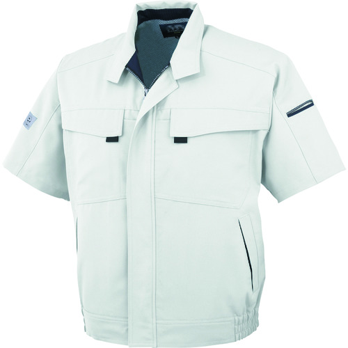 コーコス信岡（co-cos）　半袖ブルゾンＡ－３３６０　３　シルバー　４Ｌ　【品番：A-3360-3-4L】 6,866円