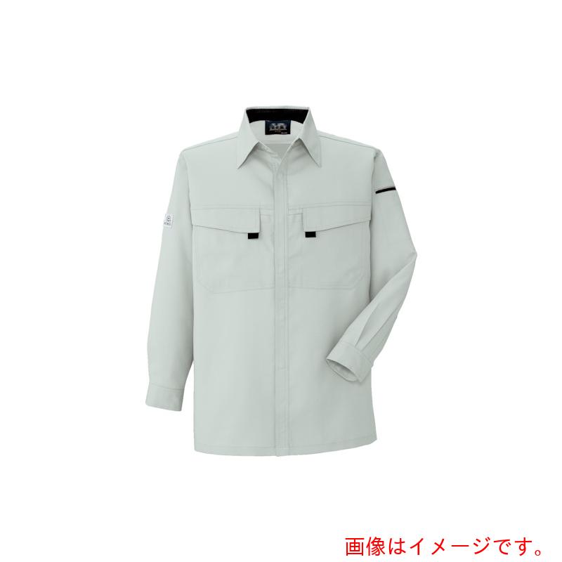 コーコス信岡（co-cos）　長袖シャツＡ－３３６８　３　シルバー　４Ｌ　【品番：A-3368-3-4L】