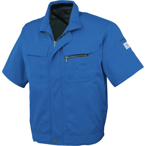 コーコス信岡（co-cos）　半袖ブルゾンＡ&minus;４４５０　６　Ｃブルー　ＳＳ　【品番：A-4450-6-SS】｜住設プロ　店