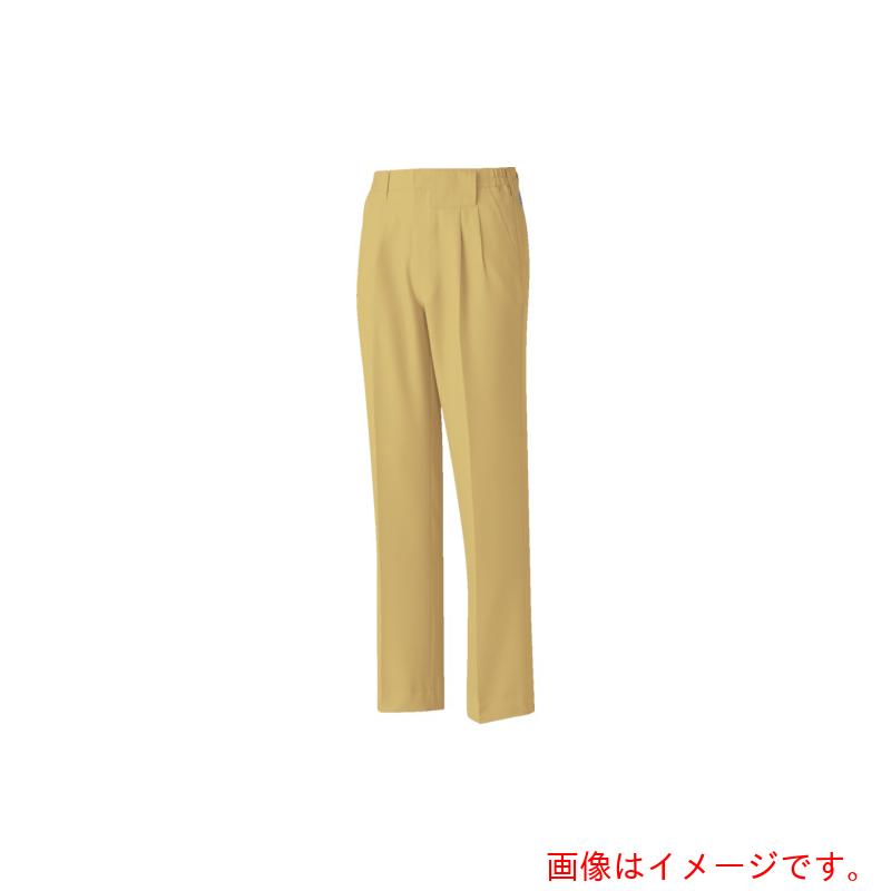 コーコス信岡（co-cos）　スラックスＡ－４４６３　４　マスタードＬ　【品番：A-4463-4-L】