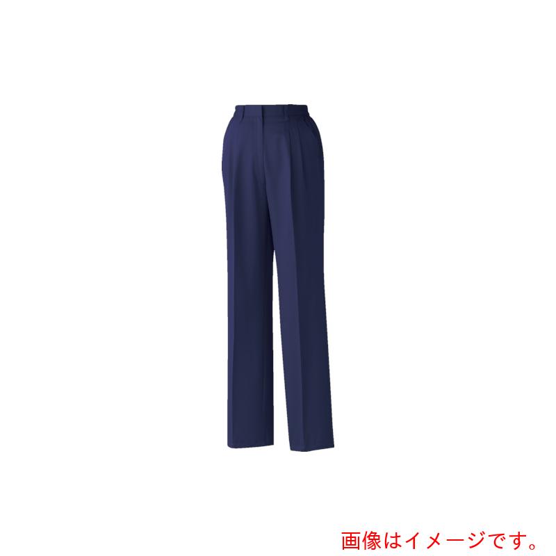 コーコス信岡（co-cos）　レディーススラックスＨ－１１３３　１　ネイビー　４Ｌ　【品番：H-1133-1-4L】