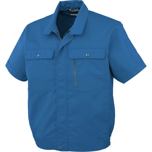 コーコス信岡（co-cos）　半袖ブルゾンＨ&minus;１９０　６ブルー　ＳＳ　【品番：H-190-6-SS】｜住設プロ　店