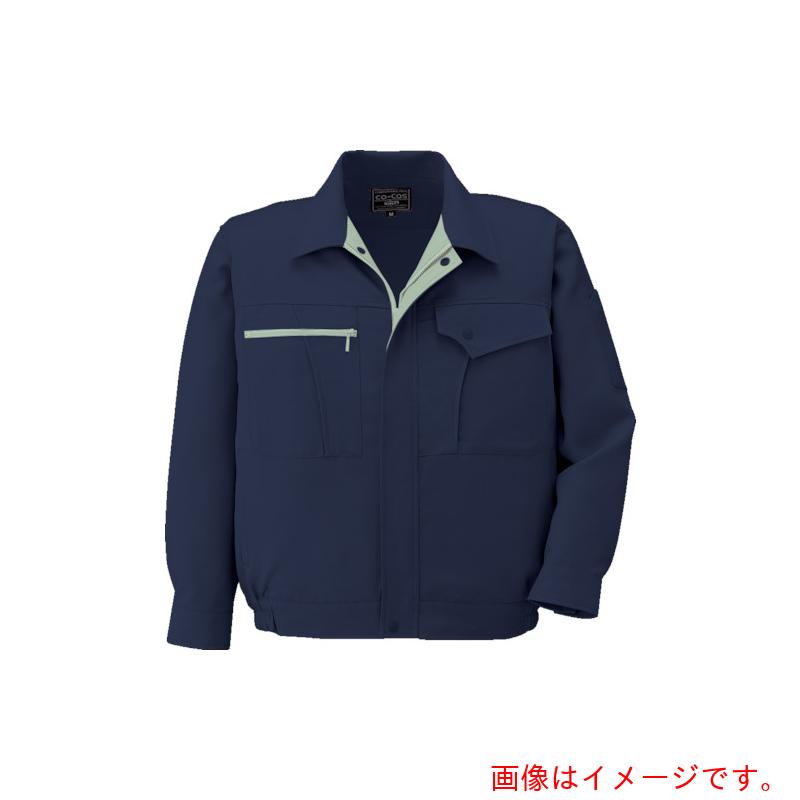 コーコス信岡（co-cos）　ブルゾンＫ－２１００　１　ネイビー　４Ｌ　【品番：K-2100-1-4L】