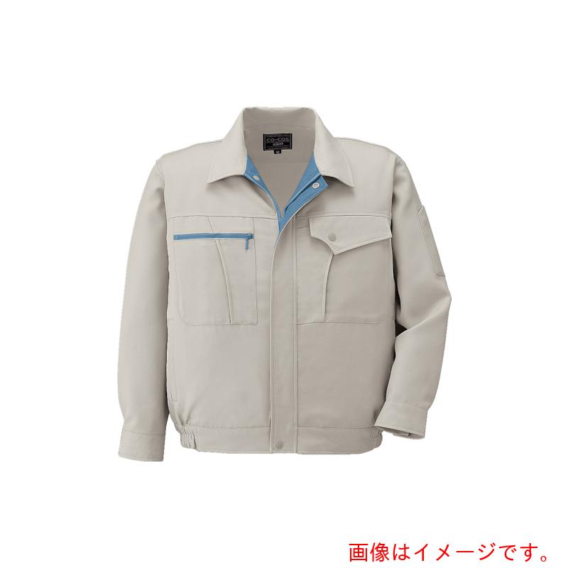 コーコス信岡（co-cos）　ブルゾンＫ－２１００　５　アイボリー５Ｌ　【品番：K-2100-5-5L】