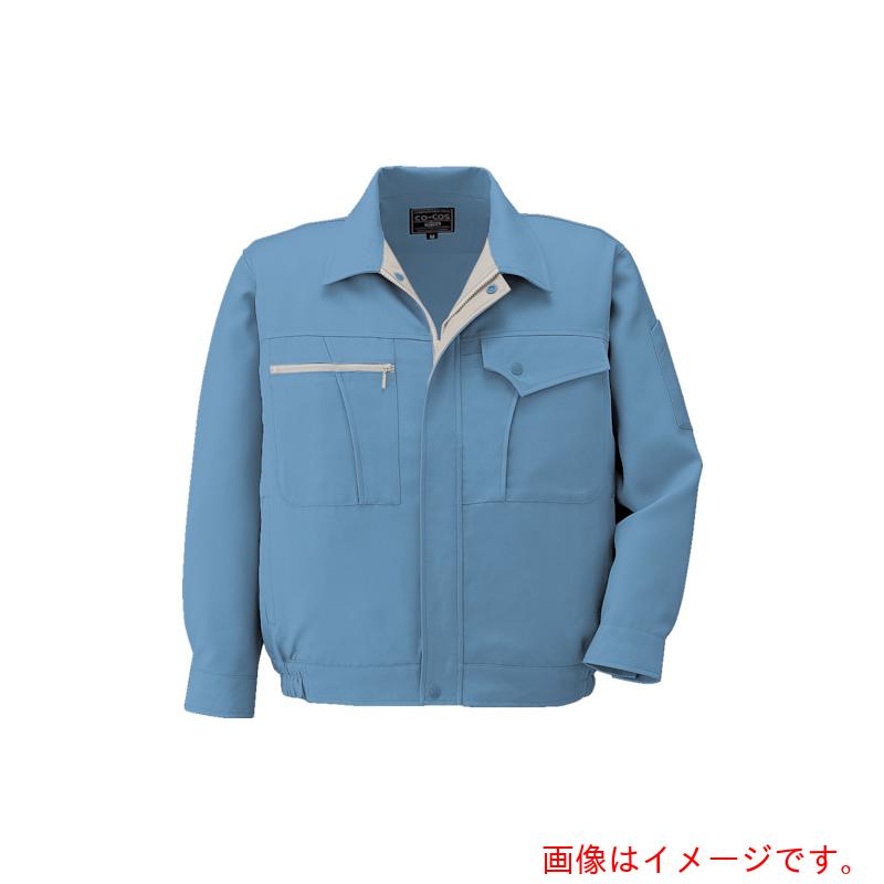 コーコス信岡（co-cos）　ブルゾンＫ－２１００　６　ブルー　Ｌ　【品番：K-2100-6-L】