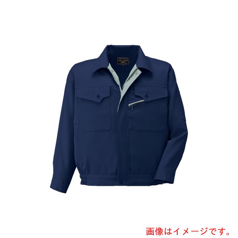 コーコス信岡（co-cos）　ブルゾンＫ－８８７０　１　ネイビー　Ｍ　【品番：K-8870-1-M】