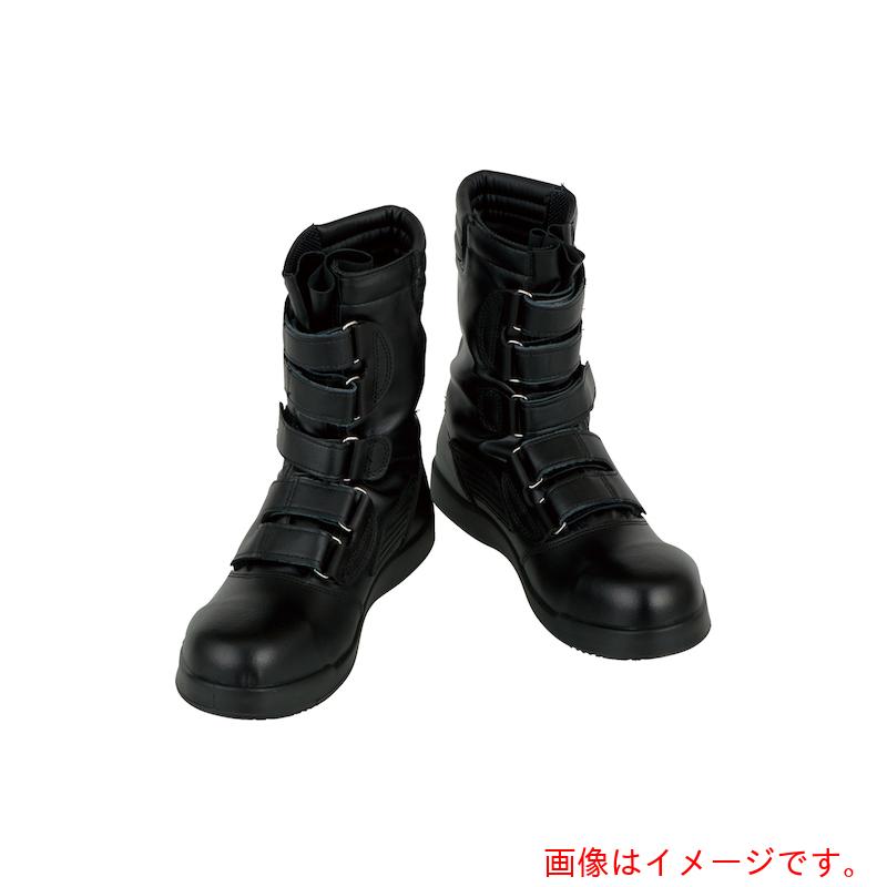 コーコス信岡（co-cos）　セーフティシューズ（マジック）　１３　ブラック２４．５　【品番：ZA-819-13-24.5】