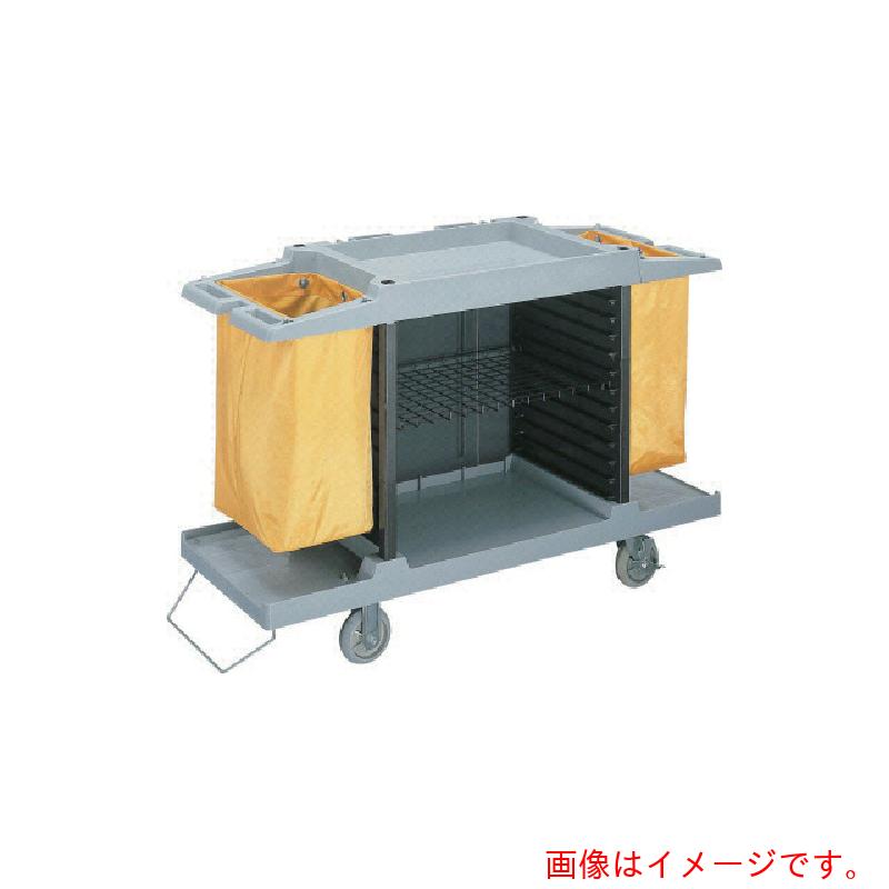 【別途貨物輸送あり】山崎工業（CONDOR） ホテルルームメイク用 手押し車ＨＫ－Ｊ 【品番：CA389-000X-MB】