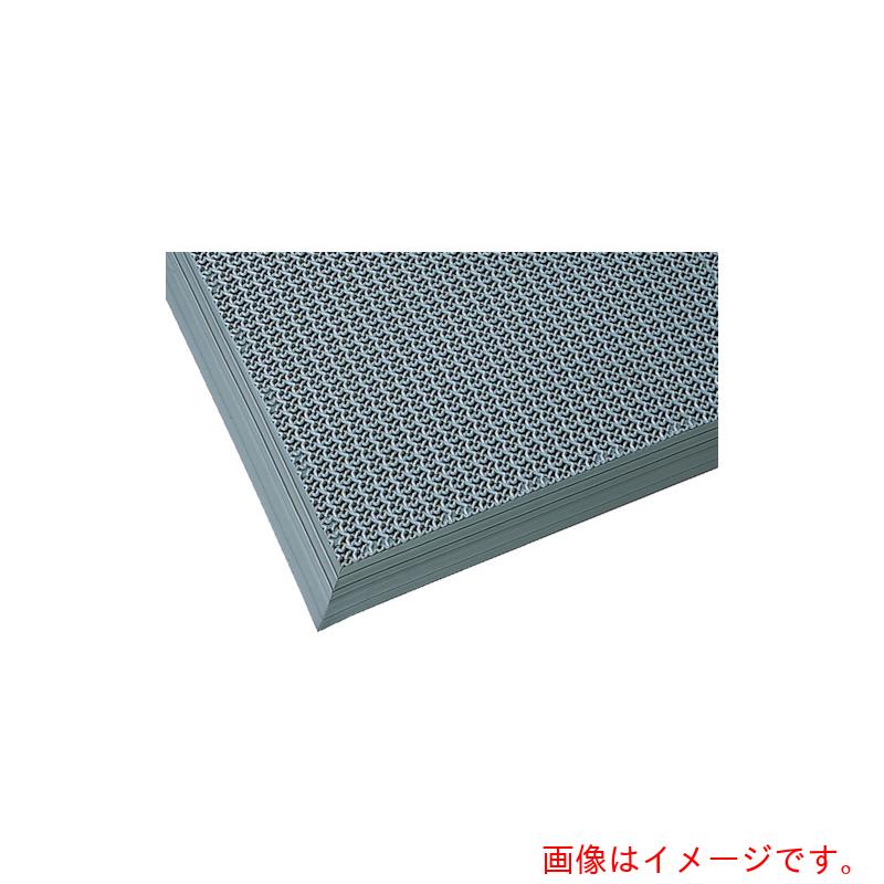 山崎産業（CONDOR）　別注カット品　風除室用マット　ブイステップマット１３　踏込用縁付（１平米あたり）　グレー　【品番：F-126-OR-TF-GR】